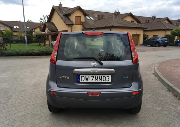 Nissan Note cena 13900 przebieg: 229096, rok produkcji 2011 z Wrocław małe 137